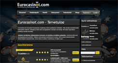 Desktop Screenshot of eurocasinot.com