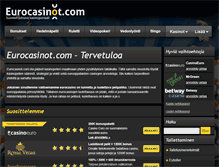 Tablet Screenshot of eurocasinot.com