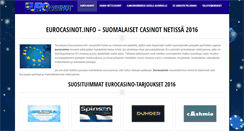 Desktop Screenshot of eurocasinot.info