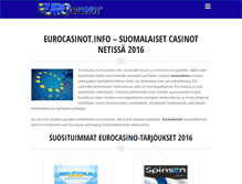 Tablet Screenshot of eurocasinot.info